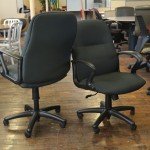 Hon Black Fabric Conference Chairs (Used)