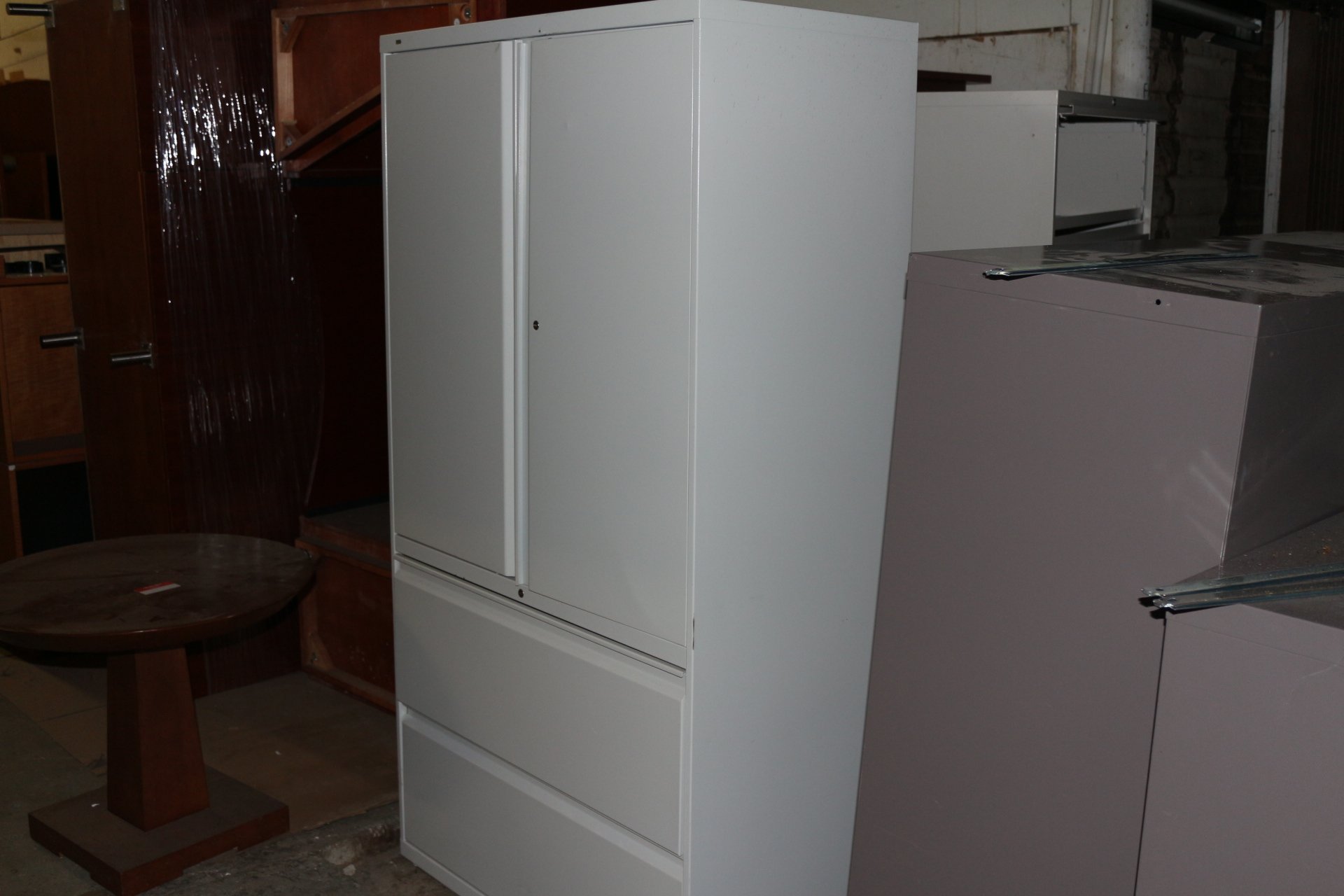 2 Door 2-Drawer Metal Storage Cabinet