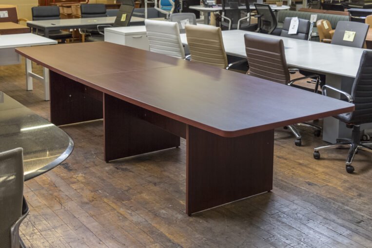 Warren Series 12' Laminate Boat-shaped Conference Tables