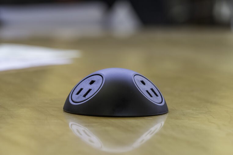 Sphere Conference Table Grommets with Power / USB