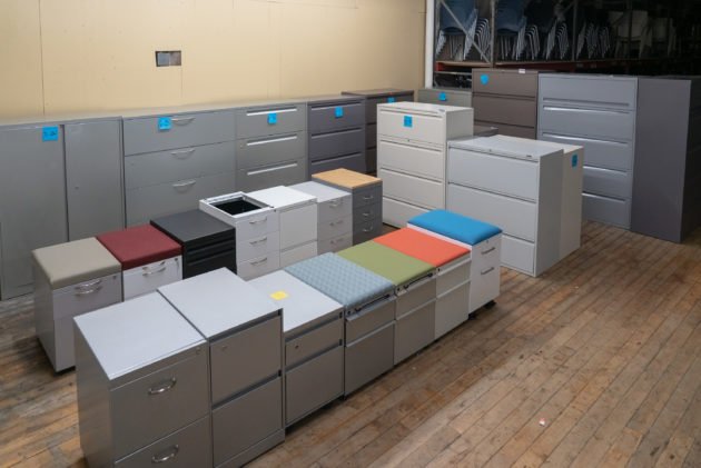 3 to 5 Drawer Metal Lateral File Cabinets 30" - 42"