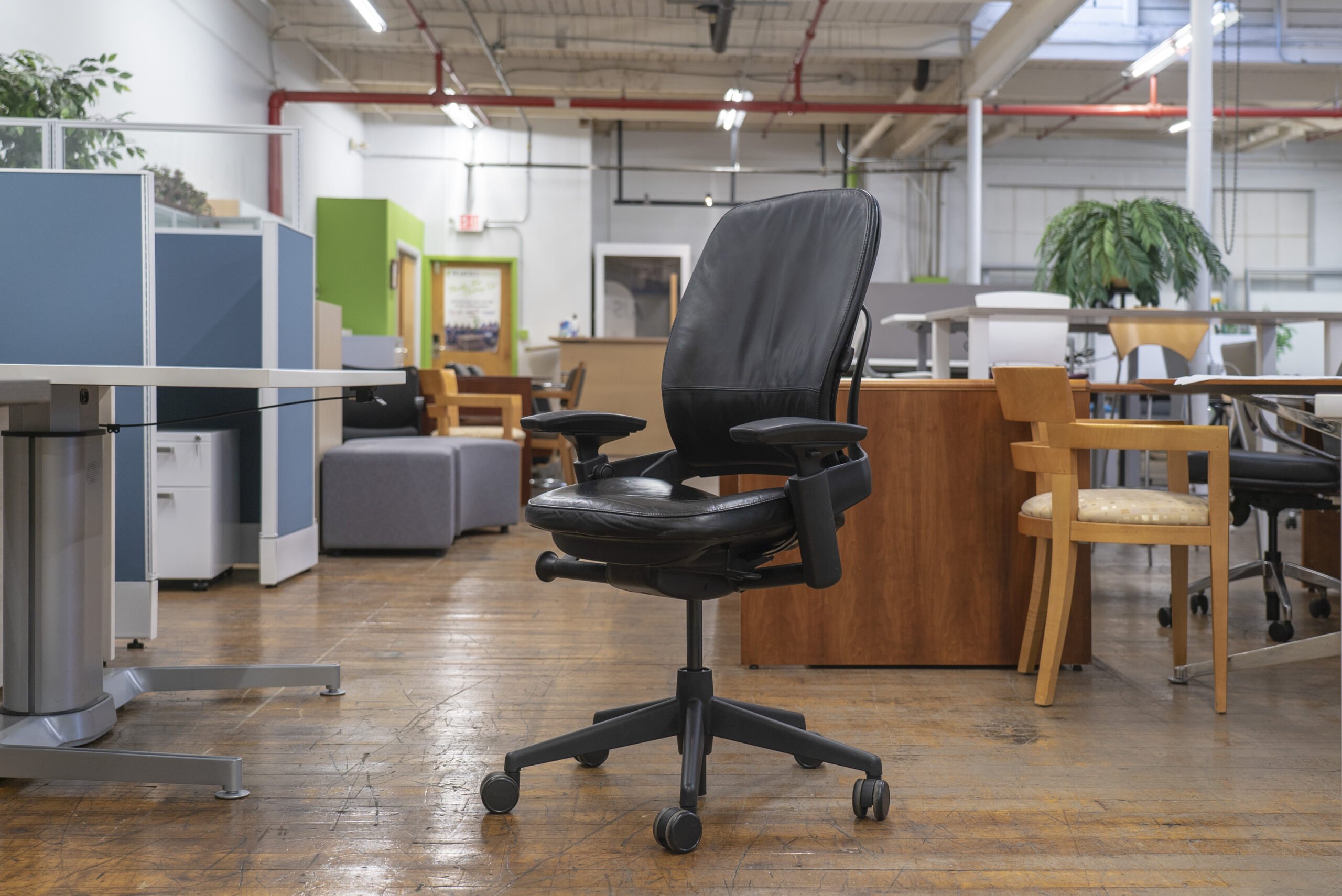 Steelcase Leap V2 Leather Task Chairs